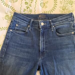 MOTHER Indigo Straight Leg Jeans